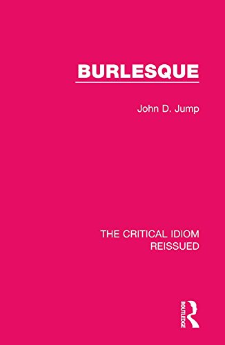 Burlesque (The Critical Idiom Reissued Book 21) (English Edition)