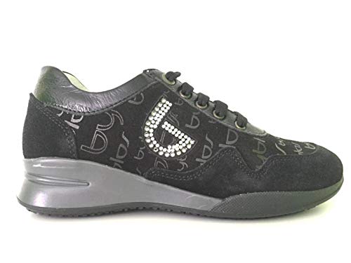 Byblos - Zapatillas deportivas para niña, estilo informal, 3168, de piel, color negro, original AI New
