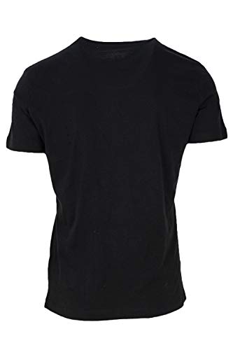 Calvin Klein Chest Institutional Slim SS tee Camiseta, Negro (CK Black 099), Medium para Hombre