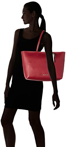 Calvin Klein - Ck Must Psp20 Med Shopper, Bolsos totes Mujer, Rojo (Tibetan Red), 11x27x39 cm (W x H L)
