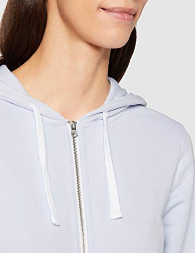 Calvin Klein Full Zip Hoodie (Regular) Top de Pijama, Azul (Ice Pulp 8zw), Large para Mujer