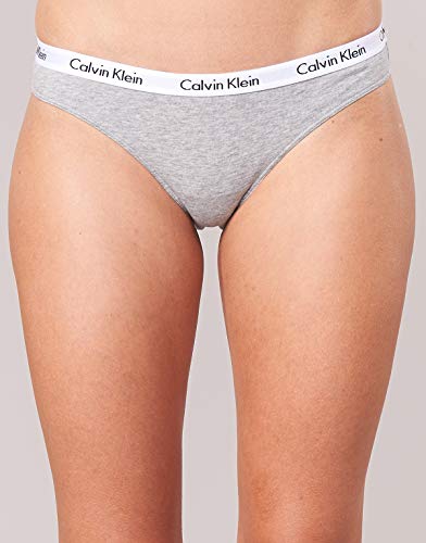 Calvin Klein Women Carrusel 3-Pack Bikini Briefs, Negro/Blanco/Gris X-Large Size 16 Multi