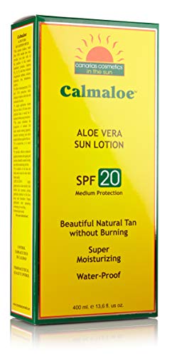 Canarias Cosmetics Loción solar SPF20 con aloe vera 400ml