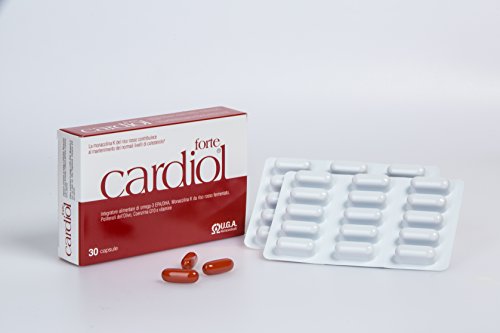 Cardiol forte - Suplemento para el colesterol con Omega-3, arroz rojo y CoQ10-30 perlas