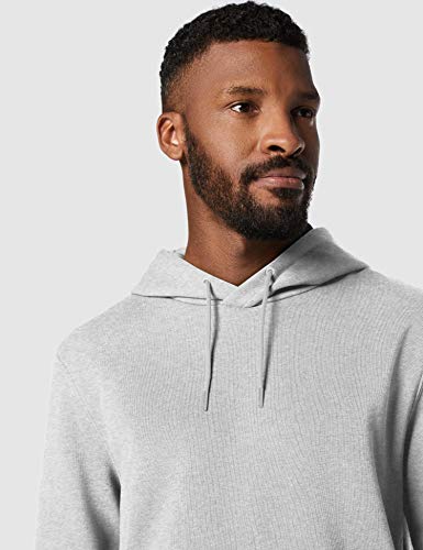 CARE OF by PUMA Sudadera de manga larga con capucha y forro para hombre, Gris (light grey), S, Label: S