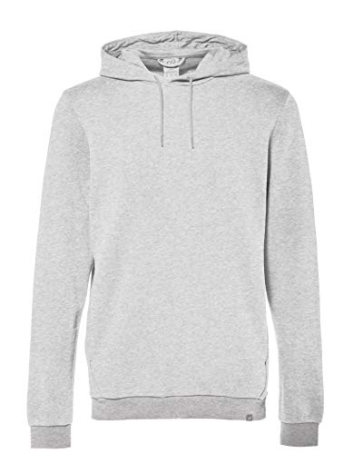 CARE OF by PUMA Sudadera de manga larga con capucha y forro para hombre, Gris (light grey), S, Label: S