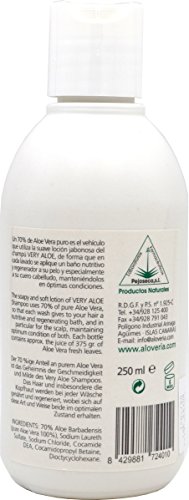 Champu Natural con Aloe Vera para el pelo - 250ml - Aloveria