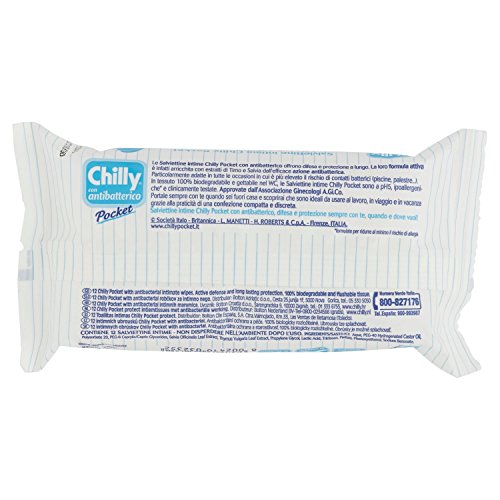 Chilly Toallitas Intimas Protect - 50 gr