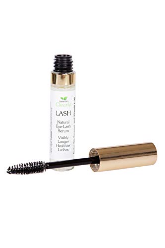 Clearly LASH, El Mejor Serum para el Crecimiento de Pestañas y Cejas. Pestañas Más Largas, Más Llenas y Mejoradas. Añade Volumen con Aceite de Ricino, Coco y Vitamina E