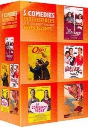 Coffret 5 comédies irrésistibles - 7 ans de mariage + Olé + Après vous + La confiance règne + Bienvenue chez les Rozes [Francia] [DVD]