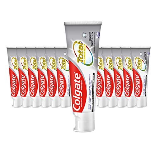 Colgate Total Esmalte Sano, Pasta De Dientes - Pack 12 ud x 75 ml