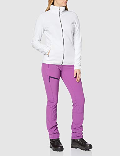 Columbia Roffe Ridge Forro Polar con Cremallera Completa, Mujer, Color: Blanco, Talla: L