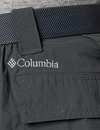 Columbia Silver Ridge II Pantalones de Senderismo Convertibles, Hombre, Gris (Grill), W34/L32