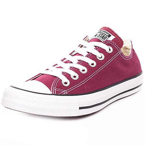 Converse Chuck Taylor All Star Ox, Zapatillas Unisex Adulto, Rojo (Bordeaux), 43 EU