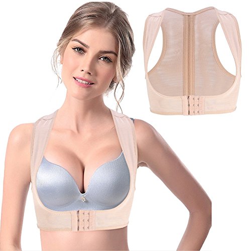 Corrector de Postura de Espalda, ajustable ropa interior Lady pecho apoyo de mama espalda, hombro, hembra x tipo patrón Body Sculpting Correa Chaleco Prevenir Pecho Flacidez jorobada, fuera ampliar