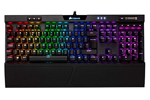 Corsair K70 MK.2 RGB Teclado Mecánico Gaming, Retroiluminación LED RGB, QWERTY Español, Cherry MX Speed (Rápido y altamente preciso)