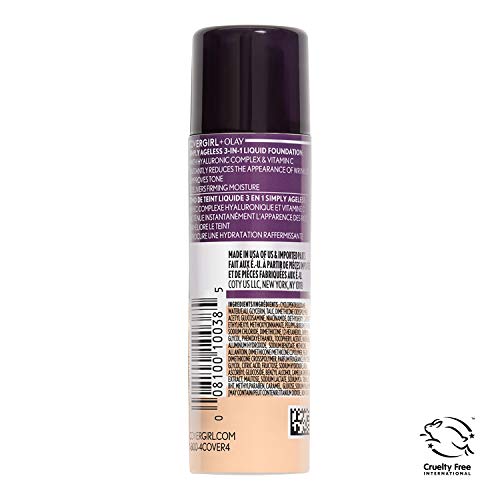 COVERGIRL - Smiply Ageless 3-in-1 Liquid Foundation Buff Beige 225-1 fl. oz. (30 ml)