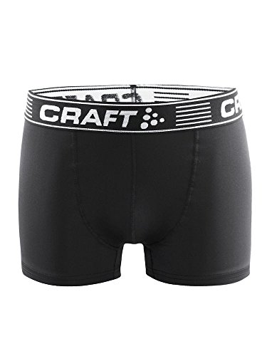 Craft – Calzoncillos Greatness Boxer de 3 Inch 2 m de 2 Pack, Hombre, Greatness Boxer 3-Inch 2-Pack M, Negro, Large