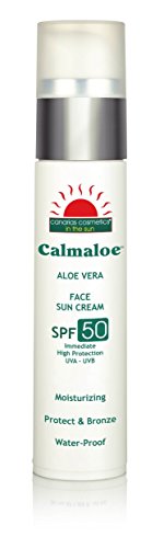 Crema solar para la cara Canarias Cosmetics Calmaloe SPF50 (1 x 50 g)