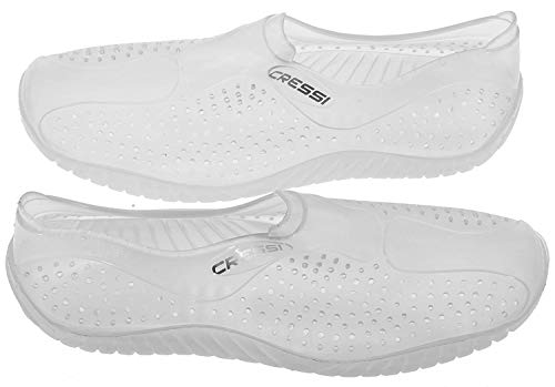 Cressi Water Shoes Escarpines, Unisex Adulto, Claro (Transparente), 44 EU