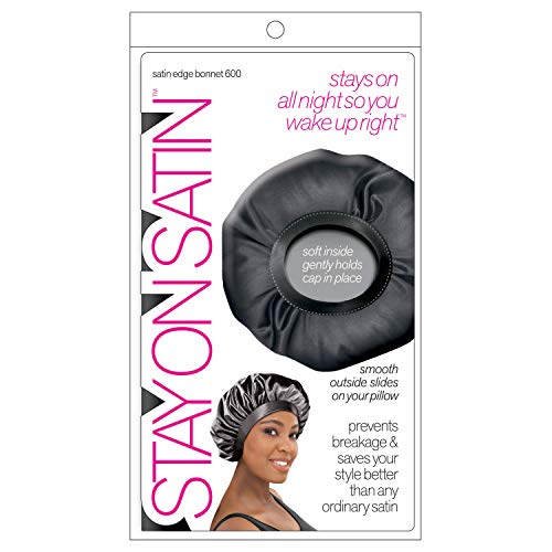 Cristina Stay On Satin Nites Bonnet Sleep Cap #600 by SATIN