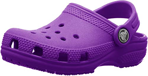 Crocs Classic Clog Kids Roomy fit Zuecos Unisex niños, Morado (Amethyst), 28/29 EU