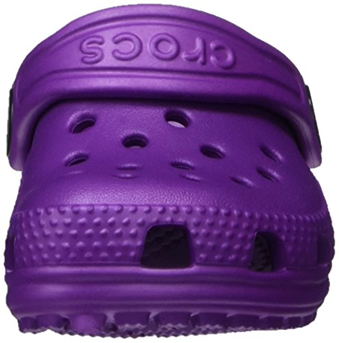 Crocs Classic Clog Kids Roomy fit Zuecos Unisex niños, Morado (Amethyst), 28/29 EU