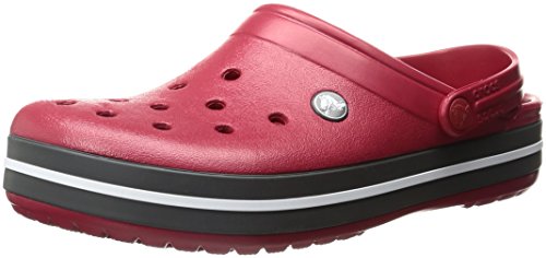 Crocs Crocband U, Zuecos Unisex Adulto, Rojo (Pepper), 36-37 EU