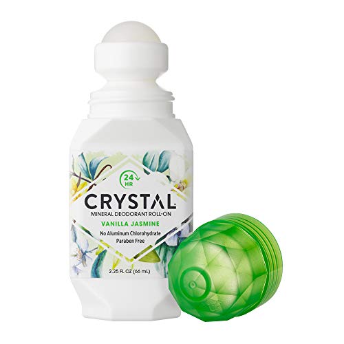 Crystal Mineral Desodorante Roll-On, vainilla jazmín, 2.5 fl oz