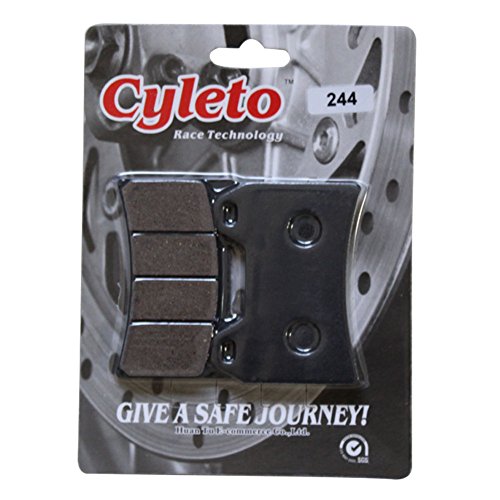 Cyleto - Pastillas de freno delanteras y traseras para DUCATI 620 Sport 2003/696 Monster 696 2008 2009 2010 2011 2012 2013 2014 2015