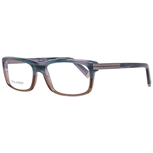 D-Squared Brillengestelle DQ5010 065-54-16-140 Monturas de gafas, Multicolor (Mehrfarbig), 54.0 Unisex Adulto