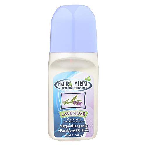 Desodorante Naturally Fresh Crystal Roll-On, lavanda, 3 onzas