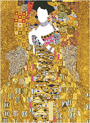 DIAMOND DOTZ DD15.017 Woman in Gold Klimt, Tela, Multicolor, 67 x 91 x 1 cm