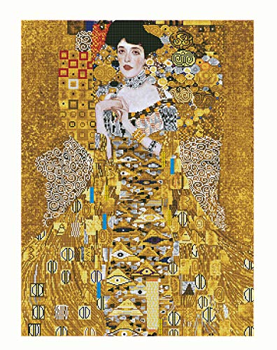 DIAMOND DOTZ DD15.017 Woman in Gold Klimt, Tela, Multicolor, 67 x 91 x 1 cm