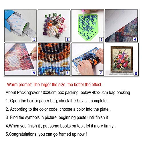 Diamond Painting by Numbers Kits DIY 5D Full Drill Mandarin Duck Large Paste Crystal Rhinestone Adults Kids Handmade Embroidery Diamond Art Craft for Home Wall Decor 70x90cm B4998