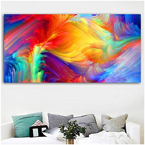 Diamond Pintura por Número Kit Nube abstracta 50x100cm Completo DIY 5D Diamond Painting Full Drill Fotos Crystal Rhinestone Bordado Art Craft Regalo para la Salón Dormitorio Corredor Decor