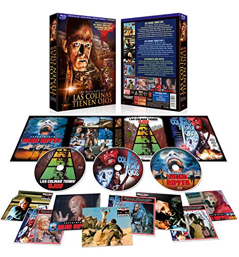 Digipack Las Colinas Tienen Ojos 3 Peliculas 3 Blu Rays con 8 Postales Edición Limitada y Numerada [Blu-ray]