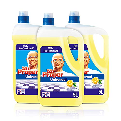 Don Limpio Profesional Limpiador Líquido Multiusos Limón 15 L (Pack 3 x 5 L)