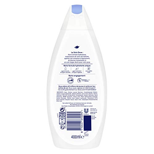 Dove Gel Douche Eau Micellaire pour Peau Sensible 400 ml