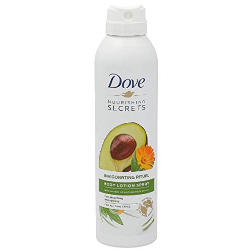 DOVE loción corporal aguacate y caléndula spray 190 ml