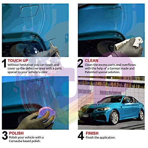 DrawndPaint for/SAAB Viggen/Steelgrey Met - 279 / Touch-UP Sistema DE Pintura Coincidencia EXACTA/Essential Care