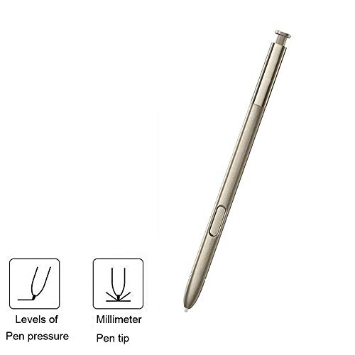 Draxlgon Replacement Touch S Pen lápiz Capacitivo para Galaxy Note 8 N950U N950W N950FD N950F Note8 All Versions (Gold)