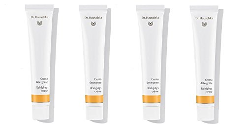 Dr.Hauschka – Crema Limpiador 4 paquetes de 50 ml, Limpiador Base para la mattina y la noche, Acción Purificante