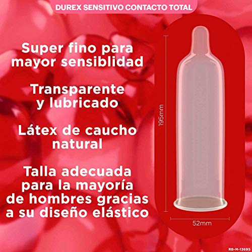 Durex Pack Preservativos Sensitivo Suave + Sensitivo Contacto Total + Real Feel Sin Latex - 39 condones