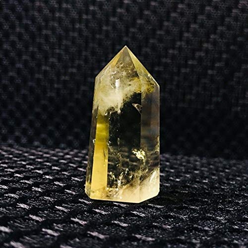 DYHM Piedras Piedra de Cristal Los Cristales de Cuarzo Citrino Natural de Cristal de Cuarzo Amarillo Punto de Reiki