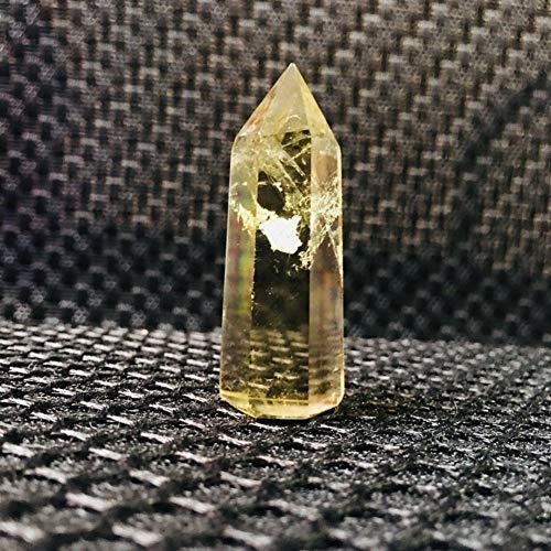 DYHM Piedras Piedra de Cristal Los Cristales de Cuarzo Citrino Natural de Cristal de Cuarzo Amarillo Punto de Reiki