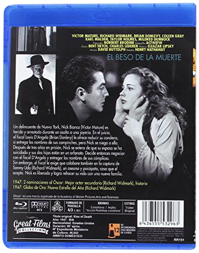 El Beso de la Muerte (Kiss of Death ) [Blu-ray]