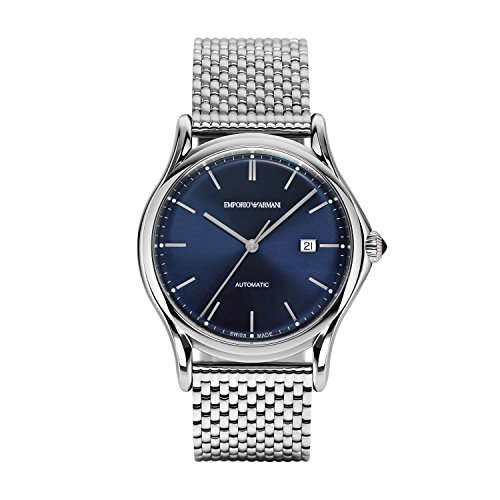 Emporio Armani Reloj Analogico para Hombre de Automático con Correa en Acero Inoxidable ARS3022