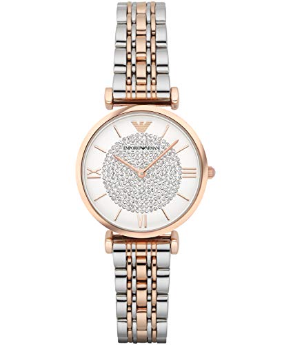 Emporio Armani Reloj Analogico para Mujer de Cuarzo con Correa en Acero Inoxidable AR1926