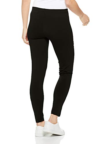 Emporio Armani Train Core Leggings, Negro/Blanco, XL para Mujer